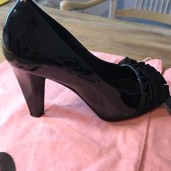 ANTONIO MELANI ruffle peep toe heel - Picture 8 of 8